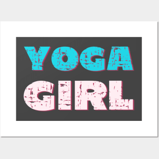 Yoga girl Posters and Art